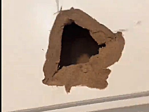 How to fix a hole in my door